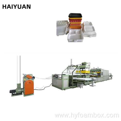 Food Thermocol Plate Vacuum Forming Machine